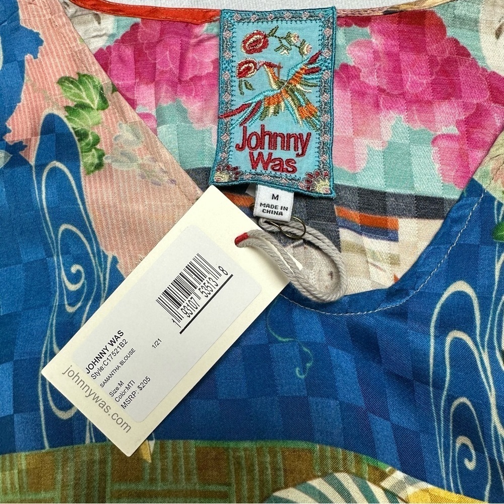 Johnny Was Samatha Blouse Size M - Picture 5 of 6
